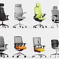 Modern Office Chair Leather Office Chair Fabric Office Chair Boss Chair Swivel Chair Ergonomic Chair 3d model