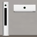 Modern White Air Conditioner Fan With Tower And Wall Mounted Design