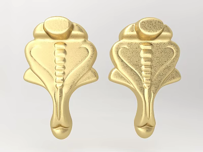 Light Luxury Carved Flower 3d model