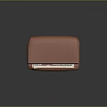 Red Leather Wallet With Visible Banknotes Inside Stylish Fashion Accessory For Daily Use