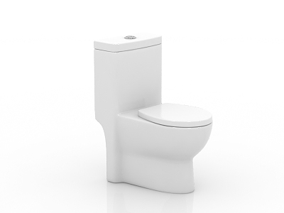 Modern toilet seat 3d model