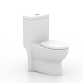 Modern toilet seat 3d model