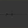 Modern Sniper Rifle With Scope Bipod And Long Metallic Barrel On Sleek Surface