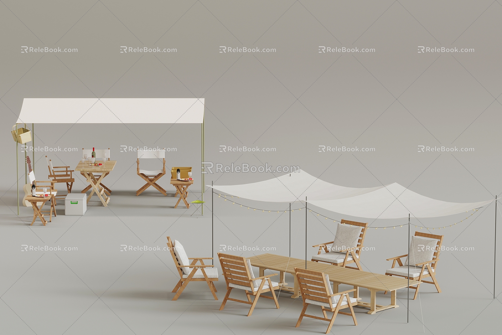 Modern Tent Outdoor Tent Tent Combination Outdoor Dining Table and Chair model