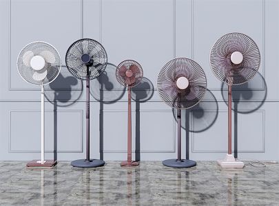 modern electric fan 3d model