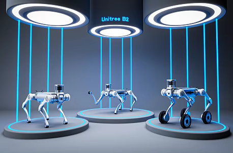 Intelligent Robot Dog Robot Man Yushu Robot Dog Intelligent Robot 3d model