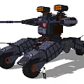 Modern Robots 3d model