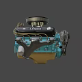 Mopal performance 340 V8 LA engine 3d model