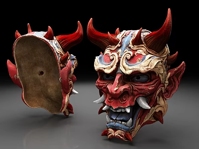 Demon Mask Monster Mask 3d model
