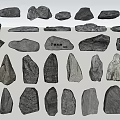 Modern Landscape Stone Art Stone Sketch Courtyard Stone 3d model