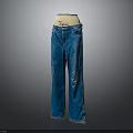 High Waist Blue Denim Jeans Straight Leg Casual Fashion Trendy Comfortable Fit For Daily Wear
