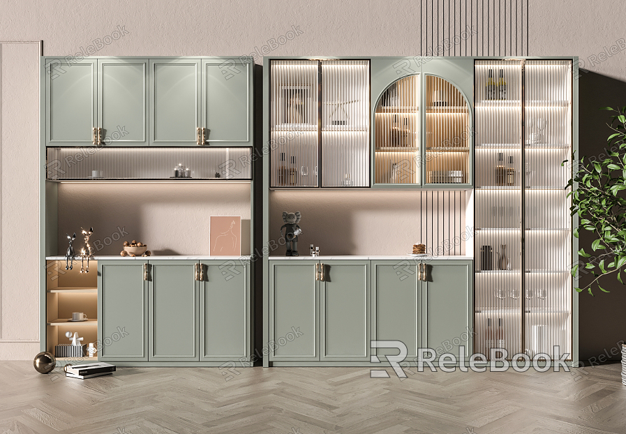 Modern Wine Cabinet model