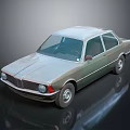 Rusty Vintage Sedan Car With Weathered Exterior And Classic Design