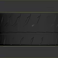 Stylish Car Wheel With Metallic Silver Spoke Rim And Black Treaded Tire Automotive Part