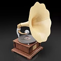 phonograph record player 3d model