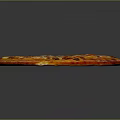 Freshly Baked Pizza With Golden Crust Meat Toppings Fresh Herbs And Melted Cheese