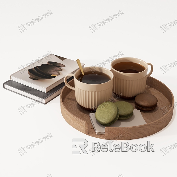 Modern coffee coffee ornaments model