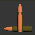 Bullets Pistol Bullets Rifle Bullets Machine Gun Bullets Ammunition Bullet Box Bullets Shooting Bullets 3d model