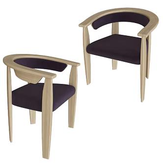 BAXTER Dining Chair 3d model