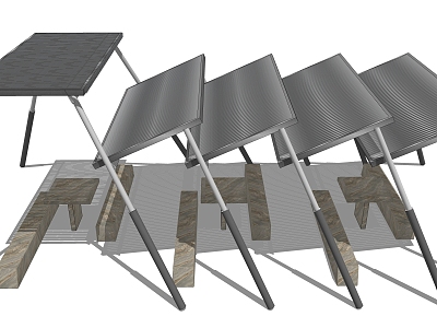 Modern gallery structure model