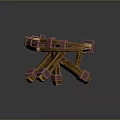 Crossbow Mechanical Crossbow Shift Bow and Arrow Shoot Far Equipment Weapons High-tech Crossbow 3d model