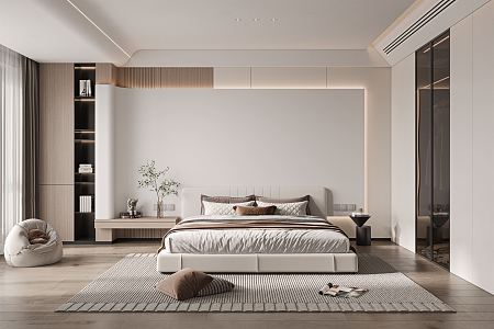 Modern Bedroom 3d model