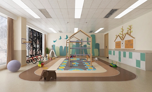 Children's Rehabilitation Training Room 3d model