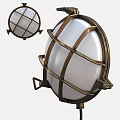 Vintage Style Wall Sconce with Antique Bronze Metal Frame and White Glass Shade