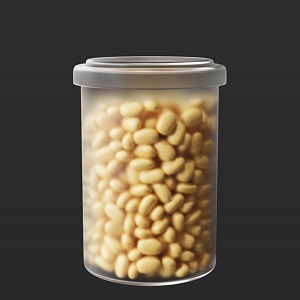 Food storage 3d model