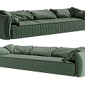 Modern Baxter Multiplayer Sofa 3d model