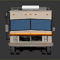 modern bus minibus driverless bus 3d model