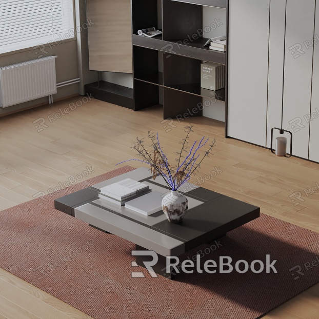 Modern coffee table model