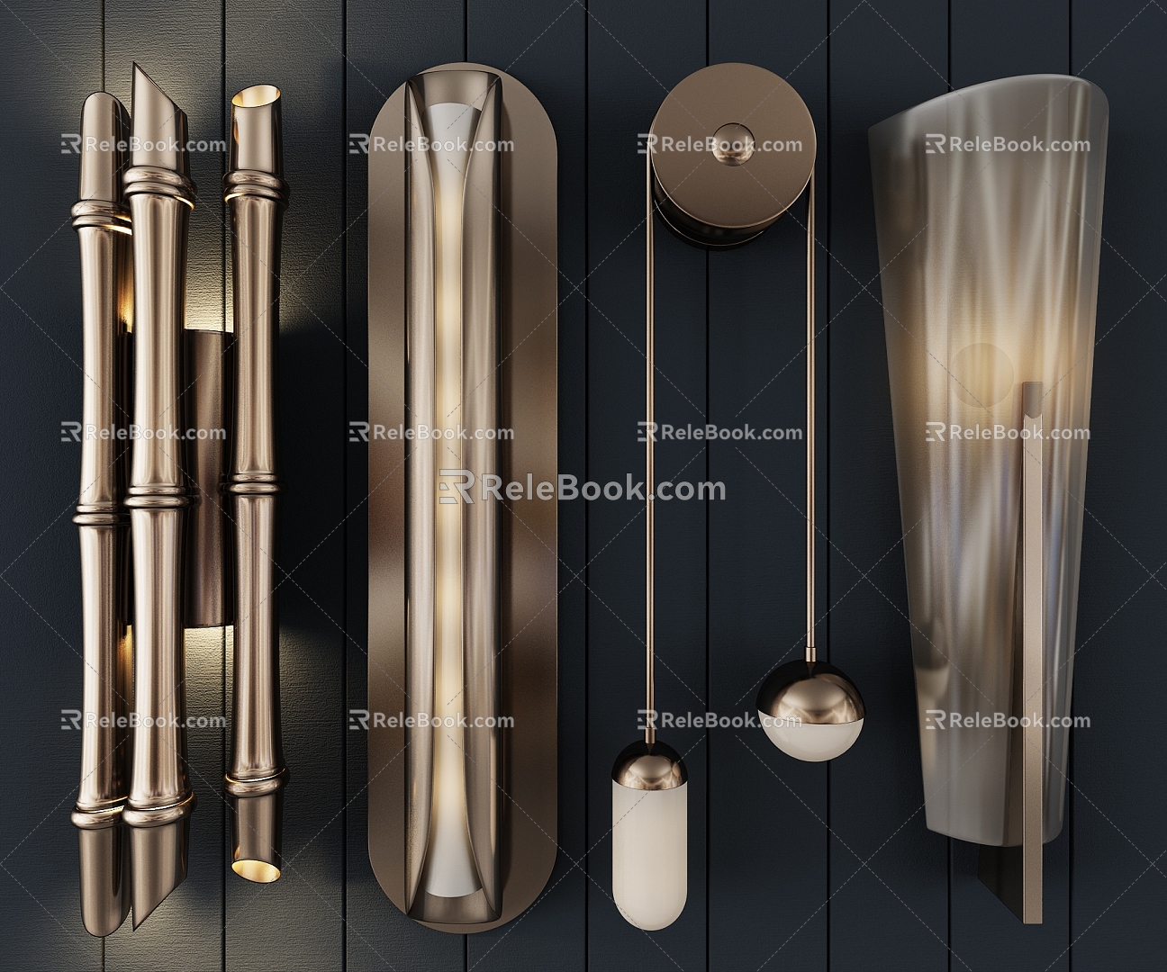 Modern wall lamp 3d model