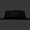 Classic Black Bowler Hat With Black Band Stylish Accessory For Daily Wear