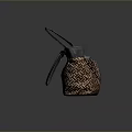 Stylish Brown And Black Woven Leather Tote Bag For Daily Use Accessories