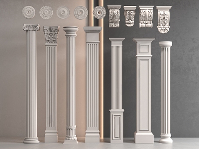 Jane's Roman Column 3d model