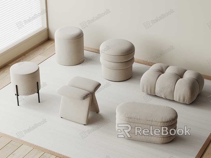 stool sofa stool model