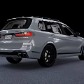 Silver BMW SUV With Modern Exterior Design And Black Alloy Wheels