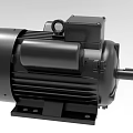 High Performance Industrial Electric Motor With Sturdy Base And Enclosed Housing