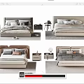 Double bed 3d model