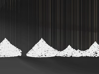 Modern chandelier 3d model Modern chandelier 3d model