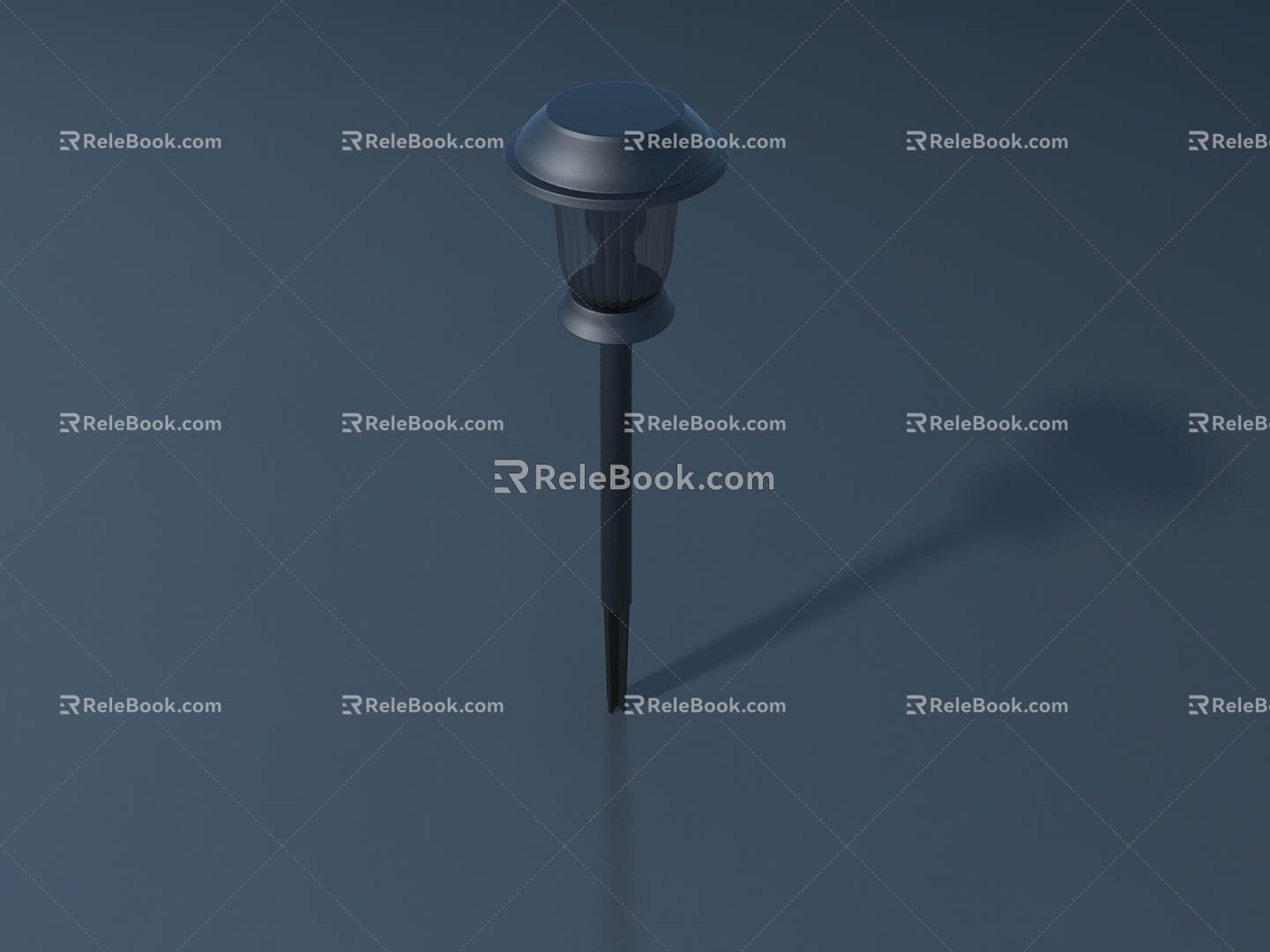 Modern lawn lamp 3d model