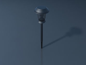 Modern lawn lamp 3d model