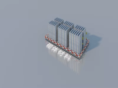 Modern Stylish Sofa and Coffee Table Set with Steel Rod Material and Red Frame Design 3d model