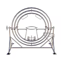 Metal Circular Industrial Equipment With Stand And Mechanical Components 3d model