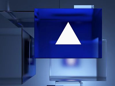 modern social information 3d model