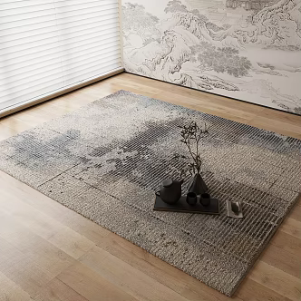 New Chinese Carpet 3d model