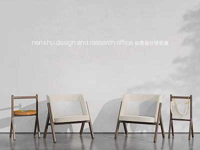 Modern Minimalist Sofa and Coffee Table Set with Wooden Frame and Soft Fabric Design 3d model