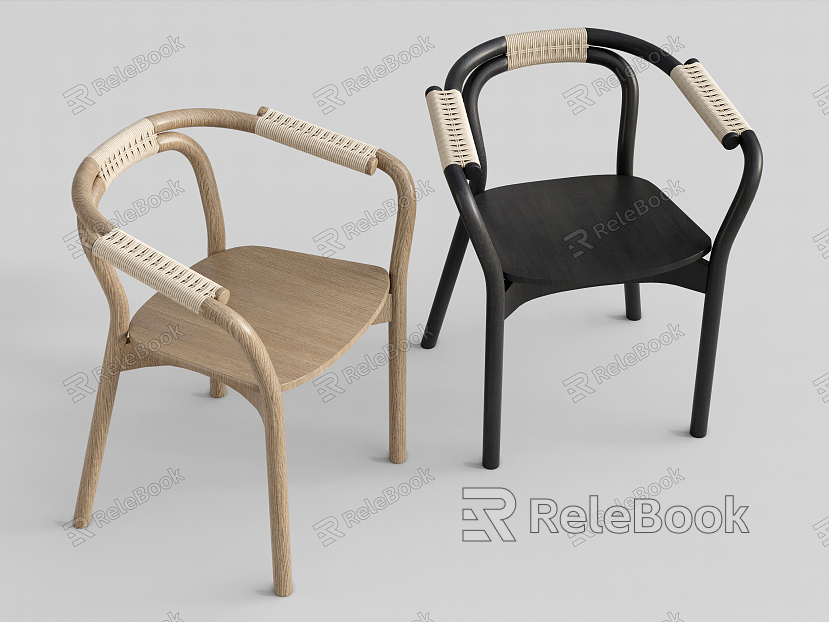 Modern Dining Chair Single Chair Leisure Chair Armchair model