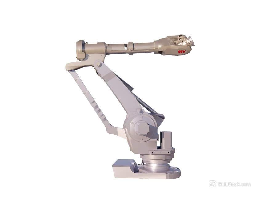 Advanced Industrial Robot Arm With Precision Joints And Stable Base For Manufacturing Automation 3d model 